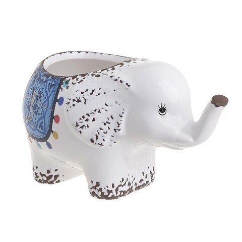 Ghiveci din ceramica Elephant, InArt, 17Χ9Χ10 cm