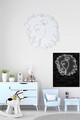 Decoratiune luminoasa LED, Lion, Benzi flexibile de neon, DC 12 V, Alb