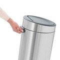 Cos de gunoi, Brabantia, Touch, 115349, 30 L, inox, argintiu