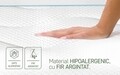 Saltea Argentum Therapy Memory Pocket 7 zone, 160x190 cm, Husa cu ioni de argint, Super Ortopedica, Anatomica