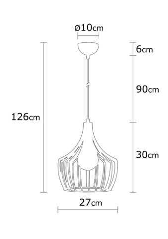 Lustra, Alby, 525NOR1595, Metal, Negru