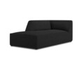 Sezlong living stanga 1 loc, Ruby, Micadoni Home, BL, 180x93x69 cm, poliester, negru