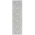 Covor Jaipur Grey, Flair Rugs, 60x240 cm, polipropilena/poliester, gri