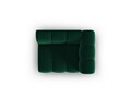 Modul canapea dreapta 1 loc, Lupine, Micadoni Home, BL, 114x87x70 cm, catifea, verde bottle