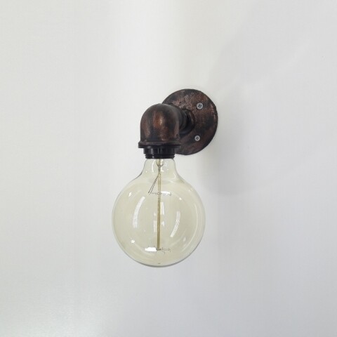 Aplica de perete All Design, metal, 13x10x10 cm, Bulb