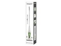 Aspirator vertical Cyclonic, Beper, 24.5x12.5x109 cm, alb/verde