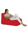 Fotoliu puf, Bean Bag, Ferndale Trendy, 105 x 75 cm, poliester impermeabil, rosu