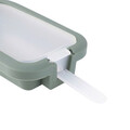 Forma pentru inghetata Blissford, Homla, 11x6 cm, silicon/plastic, verde/transparent