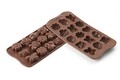 Forma de copt din silicon Springlife, Silikomart Easy Choco, 15 forme, 3.6 x 2.6 cm