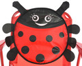 Set mobilier de gradina pentru copii Ladybug, Decoris, 4 piese, fier/poliester, rosu