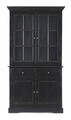 Bufet Jefferson, Bizzotto, 111.4 x 42.5 x 203 cm, lemn de mango, negru