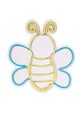 Decoratiune luminoasa LED, Maya The Bee,  Benzi flexibile de neon, DC 12 V, Albastru/Galben