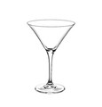 Set 6 pahare martini, Krosno Elite, sticla, 150 ml