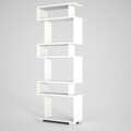 Biblioteca Blok, Woody Fashion, 60x19.5x165 cm, alb