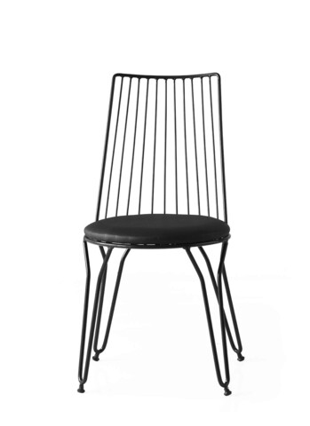 Set scaune (2 bucăți), Nmobb , Ada 282, Cadru: 100% METAL, Negru