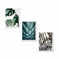 Set 3 tablouri decorative, Alpha Wall, Nature is Blissful, 30x40 cm