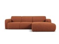 Coltar dreapta 4 locuri, Molino-101, Micadoni Home, 250x170x72 cm, tesatura boucle, maro