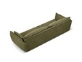 Canapea 4 locuri, Kaelle, Micadoni Home, BL, 248x110x85 cm, poliester chenille, verde