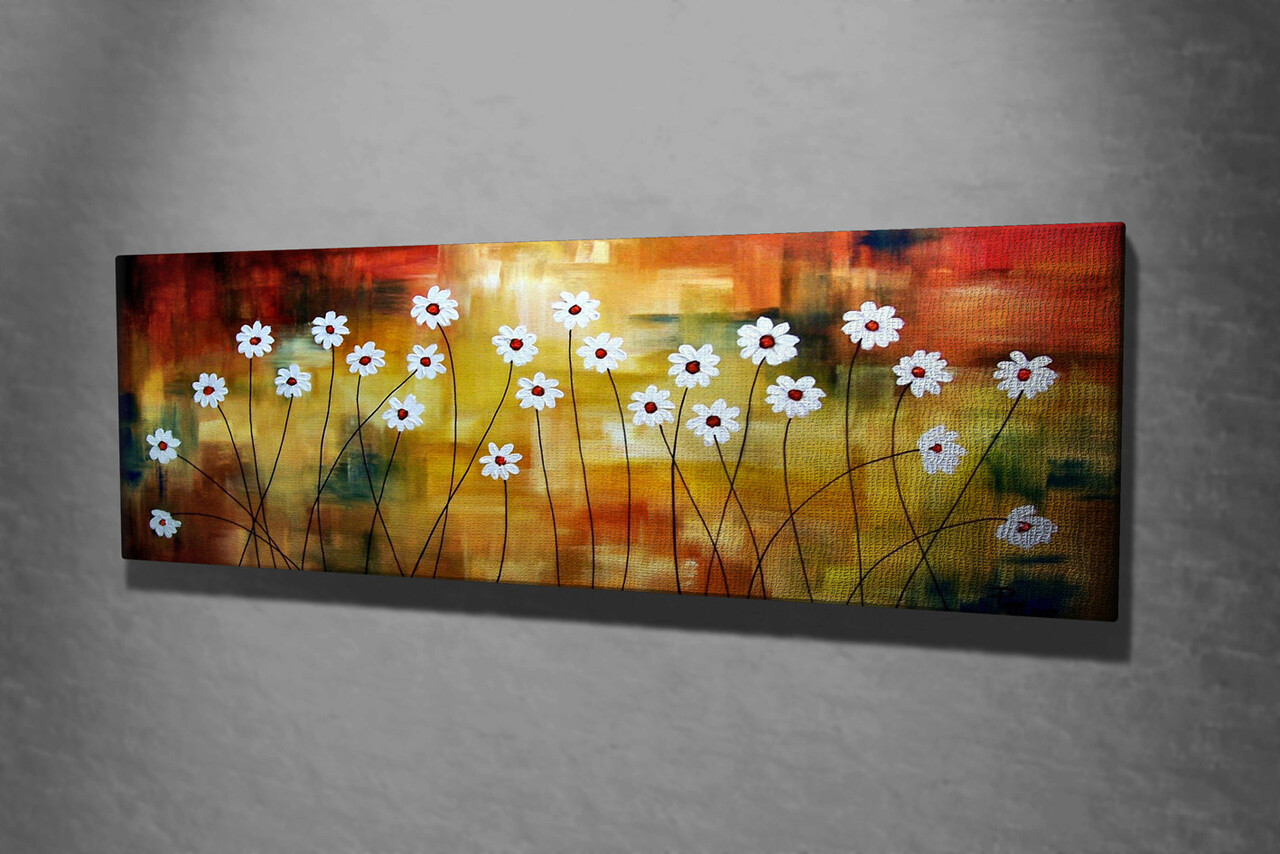 Tablou decorativ, PC146, Canvas, Lemn, Multicolor