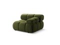 Modul dreapta pentru canapea modulara, 1 loc, Bellis-213, Micadoni Home, 94x94x70 cm, tesatura boucle, verde