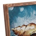 Tablou decorativ, Horn Snail, Creaciones Meng, 32x32 cm, hartie/lemn