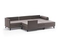 Coltar extensibil Belen, Balcab Home, 300x78x80 cm, lemn, maro