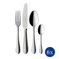 Set tacamuri 24 piese, Villeroy & Boch, Mademoiselle Cutlery, inox 18/10