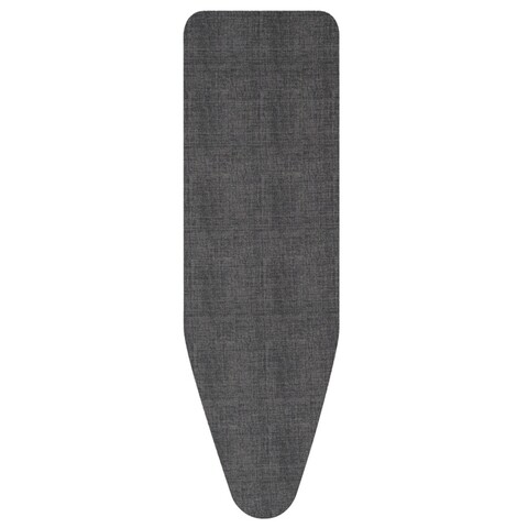 Husa pentru masa de calcat, Brabantia, Denim Black, 45 x 124 cm, 2 mm spuma, bumbac, negru