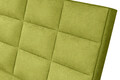 Pat matrimonial, Stockholm, Cubic E, 140x200 cm, saltea tip Pocket, topper memory, Verde