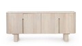 Comoda TV Serapis, Bizzotto, 140 x 40 x 58 cm, lemn de mango/MDF