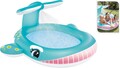 Piscina gonflabila pentru copii Whale, 200 L, 201x196x91 cm, polivinil, multicolor