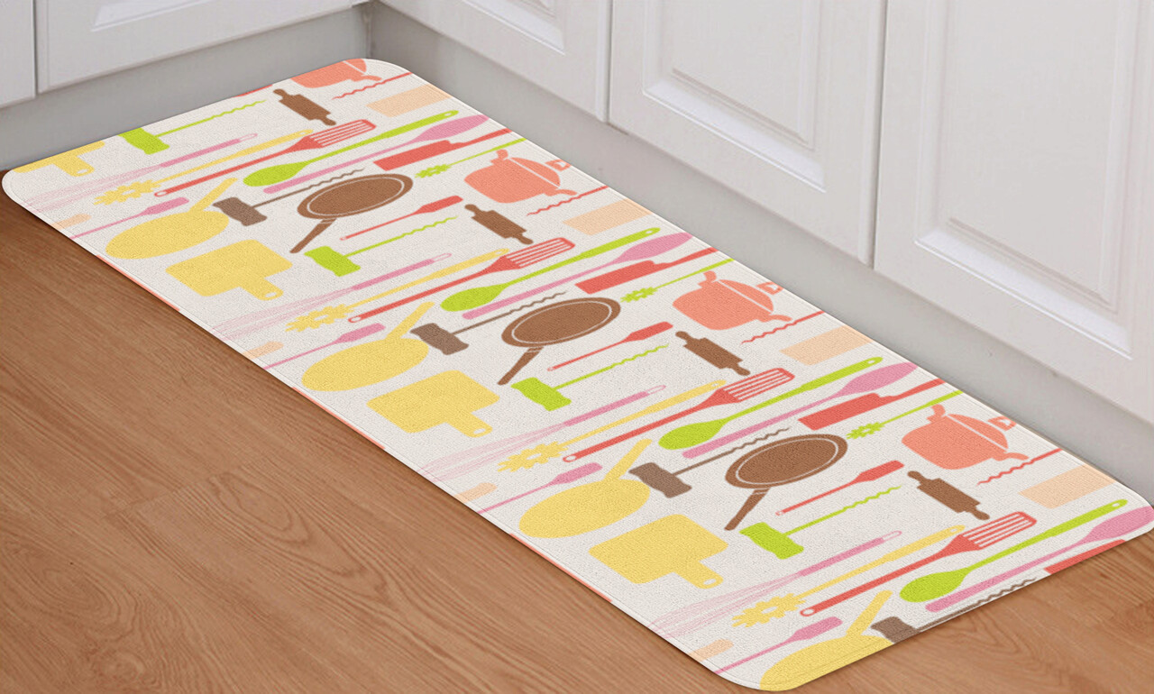 Covor pentru bucatarie, Oyo Concept, sed_carpet_2009, 58 x 115 cm, poliester, multicolor