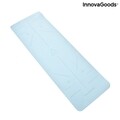 Covoras de yoga antiderapant cu linii de pozitie si ghid de exercitii, Asamat InnovaGoods, 182x60 cm