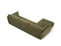 Coltar stanga 4 locuri, Kaelle, Micadoni Home, BL, 308x171x85 cm, poliester chenille, verde