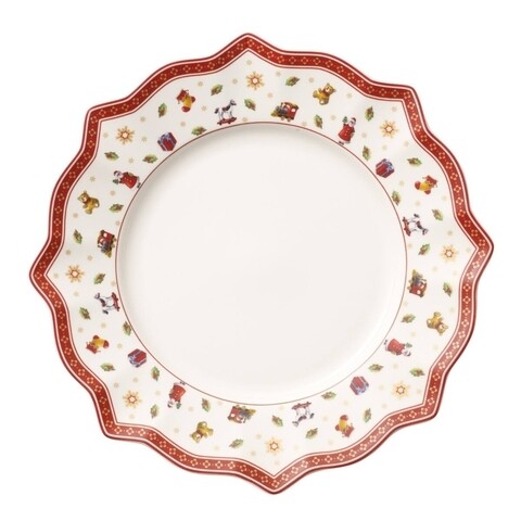 Farfurie intinsa, Villeroy & Boch, Toy's Delight White, 29 cm, portelan premium