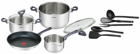 Set vase pentru gatit + accesorii, 11 piese, Tefal, Daily Cook