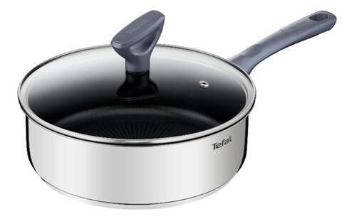 Cratita cu capac, Tefal, Daily Cook, 24 cm Ø, 3.36 L, inox