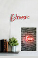 Decoratiune luminoasa LED, Dream, Benzi flexibile de neon, DC 12 V, Rosu