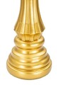 Statueta decorativa / Piesa de sah Regina, Gold Queen, Mauro Ferretti, Ø12 x 37 cm, polirasina, auriu/negru