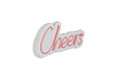 Decoratiune luminoasa LED, Cheers, Benzi flexibile de neon, DC 12 V, Roz