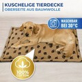 Patura pentru animale de companie Maximex, Pet, 120x75x1.5 cm, bumbac, multicolor