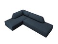 Coltar stanga 4 locuri, Ruby, Micadoni Home, BL, fara cotiera, 273x180x69 cm, poliester, albastru navy