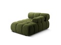 Sezlong living dreapta 1 loc, Bellis-213, Micadoni Home, 155x94x70 cm, tesatura boucle, verde