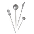 Set tacamuri 16 piese Noia, Homla, 4 persoane, inox, argintiu