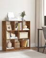 Corp biblioteca Vasagle, 70 x 24 x 190.5 cm, PAL, maro rustic