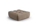 Taburet, Bloom-184, Micadoni Home, 110x101x42 cm, catifea, maro deschis