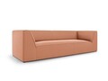 Canapea 3 locuri, Ruby, Micadoni Home, BL, 232x93x69 cm, catifea, roz