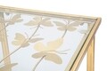 Consola Butterflies Glass, Mauro Ferretti, 100x35x80 cm, fier, auriu