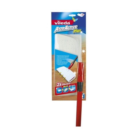 Aparat pentru curatarea prafului, Vileda, Attractive Plus, 130 cm, metal/plastic