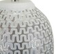 Lampa de masa Wave, Mauro Ferretti, 1x E27, 40W, 35x65 cm, polirasina/fier/textil, auriu/alb